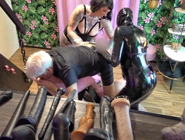 LadyVampira Porno Video: Erziehung zum Lust skla*en 1