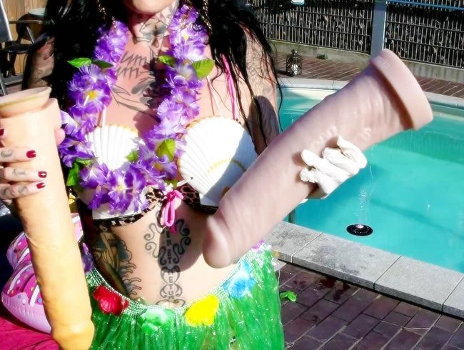 LadyVampira Porno Video: Hawaii Cocktail 4/5